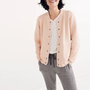 MADEWELL Cotton Bomber Sweatshirt